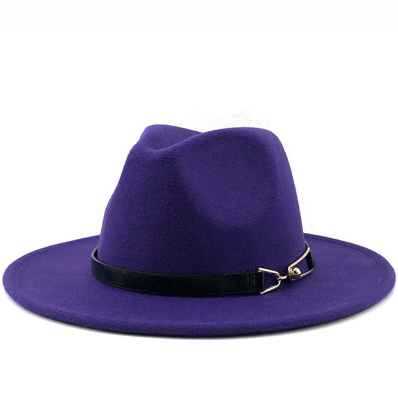 Populaire Fedora Britse Vintage Top Fashion Dames Wollen Hoed