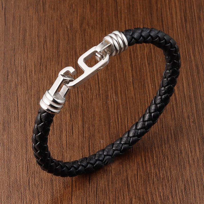 Fashion Personality Leather Bracelet Men