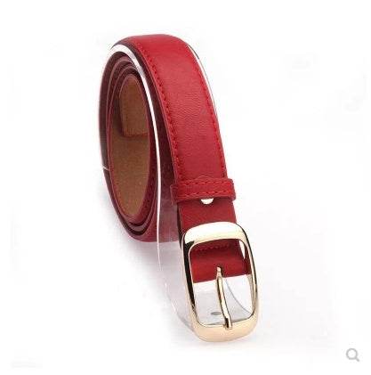 Korean women's casual versatile belts Women's Japanese buckle waistband Fashion trend versatile decorative belt - Mubimart