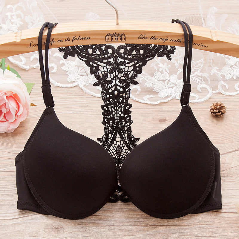 Japanese Lace Beauty Back Lingerie Bra - Mubimart -  