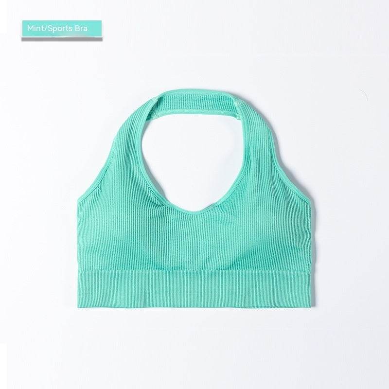 Bra European And American Sports Fitness Yoga Sports Bra - Mubimart