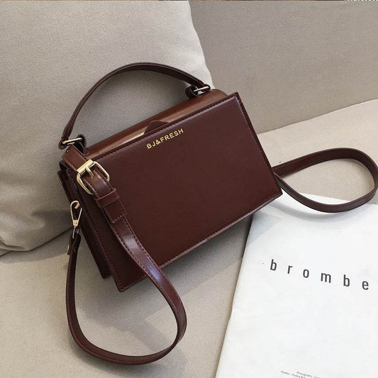 Texture small bag women wild crossbody - Mubimart