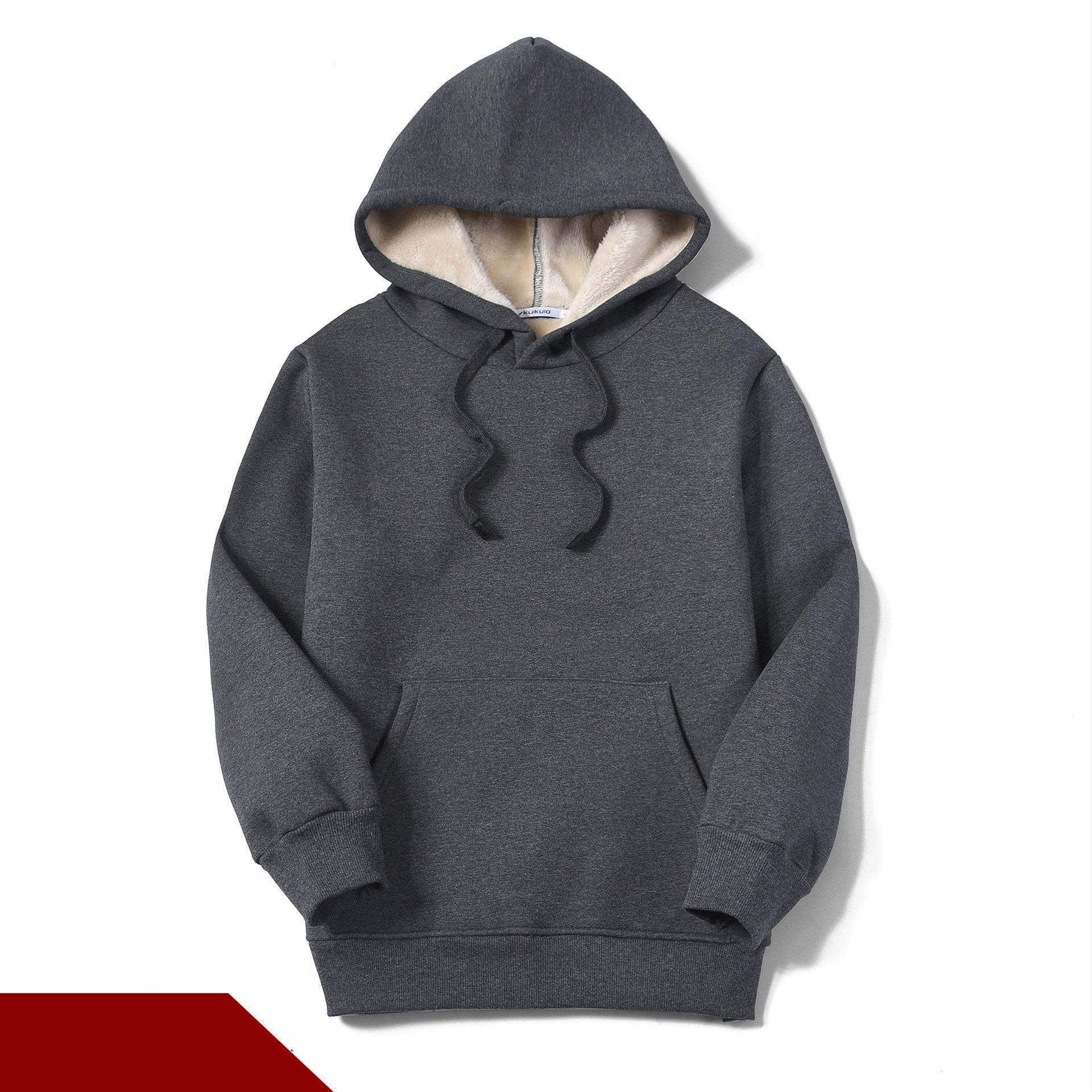 Ladies Fleece Winter Jacket Thick Plus Size Pullover Top - Mubimart