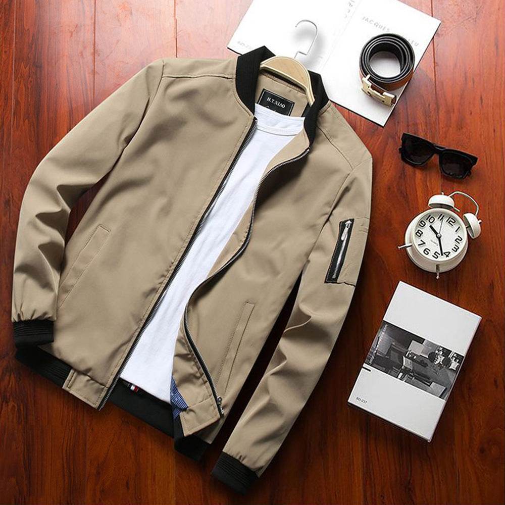 MIST Casual Bomber Jacket - Mubimart