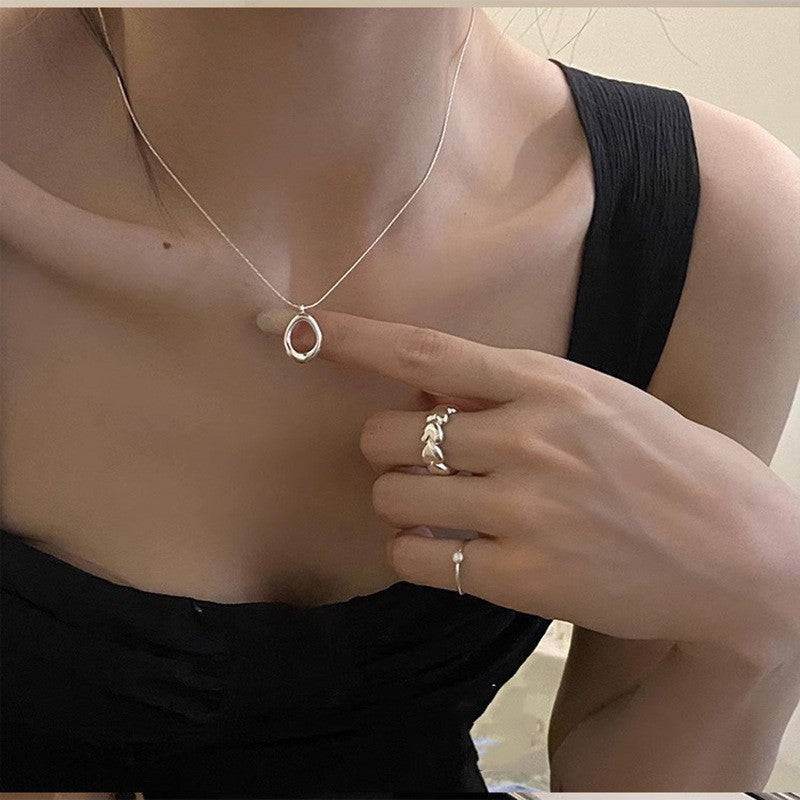Love Pearl Clavicle Chain Necklace For Women - Mubimart