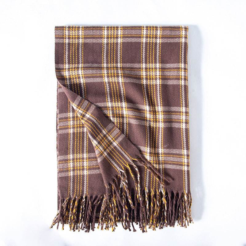 Women's New Line Printed Cashmere Scarves - Mubimart