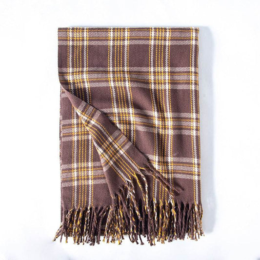 Women's New Line Printed Cashmere Scarves - Mubimart