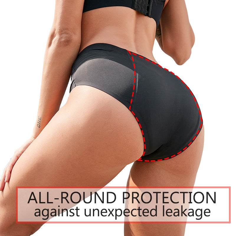 Women's Four-layer Leak-proof Non-marking Rubberized Physiological Pants - Mubimart