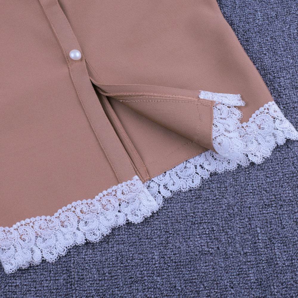Slim mid-length camisole dress - Mubimart