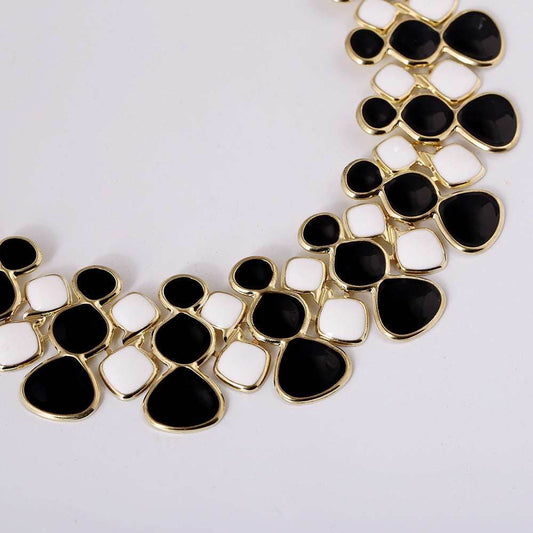 MANILAI Fashion Women Collar Choker Necklaces New Enamel Drop glaze Chunky Alloy Bib Statement Necklaces Maxi Jewelry CE3026 - Mubimart