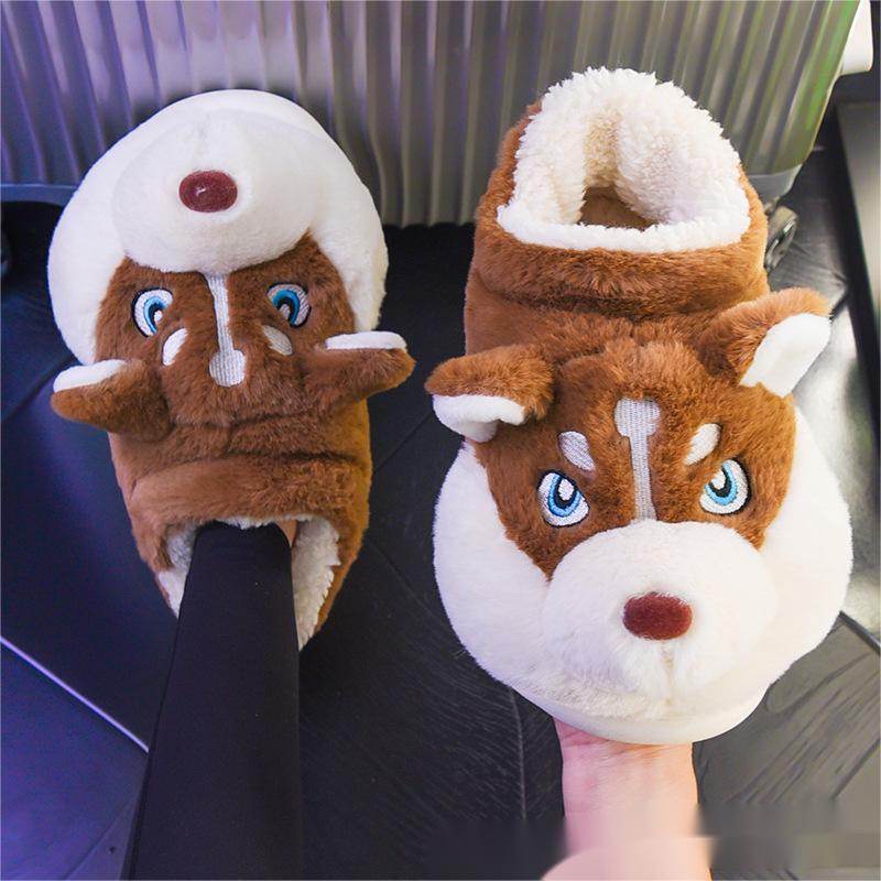 Bag With Men's Cotton Slipper Plush - Mubimart
