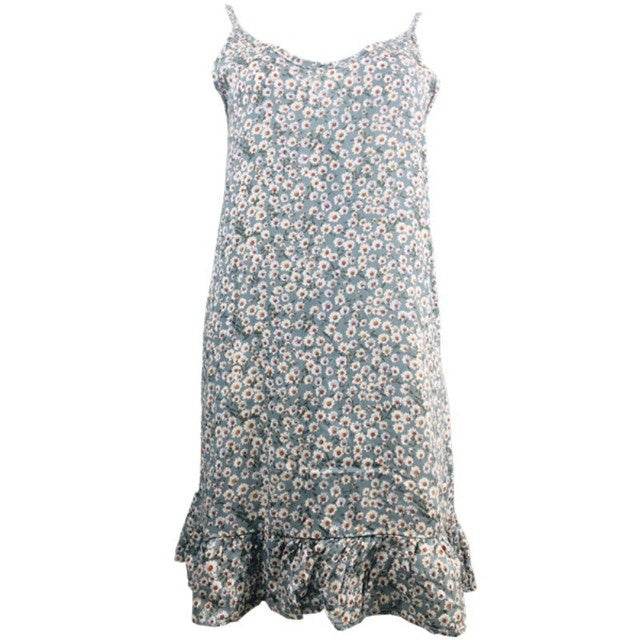 Floral print dress with camisole - Mubimart