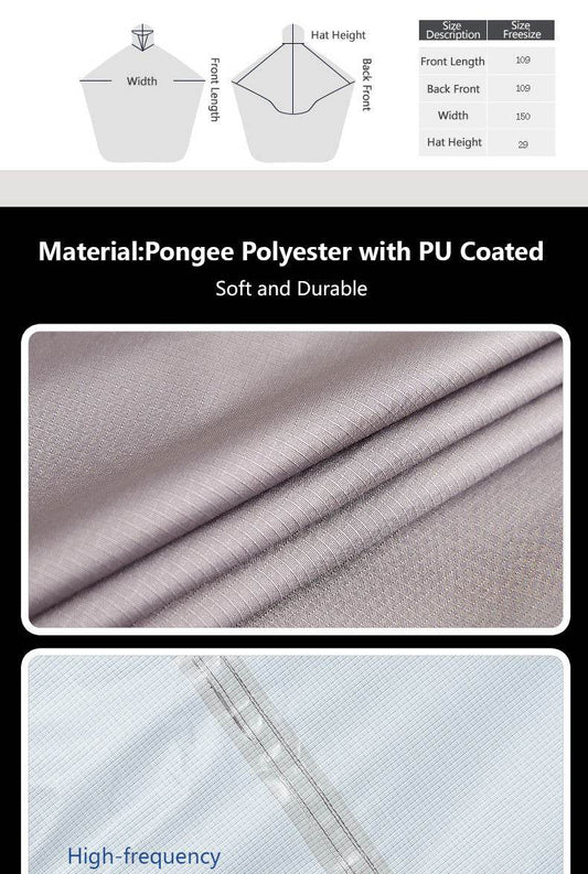 Multifunctional riding raincoat - Mubimart