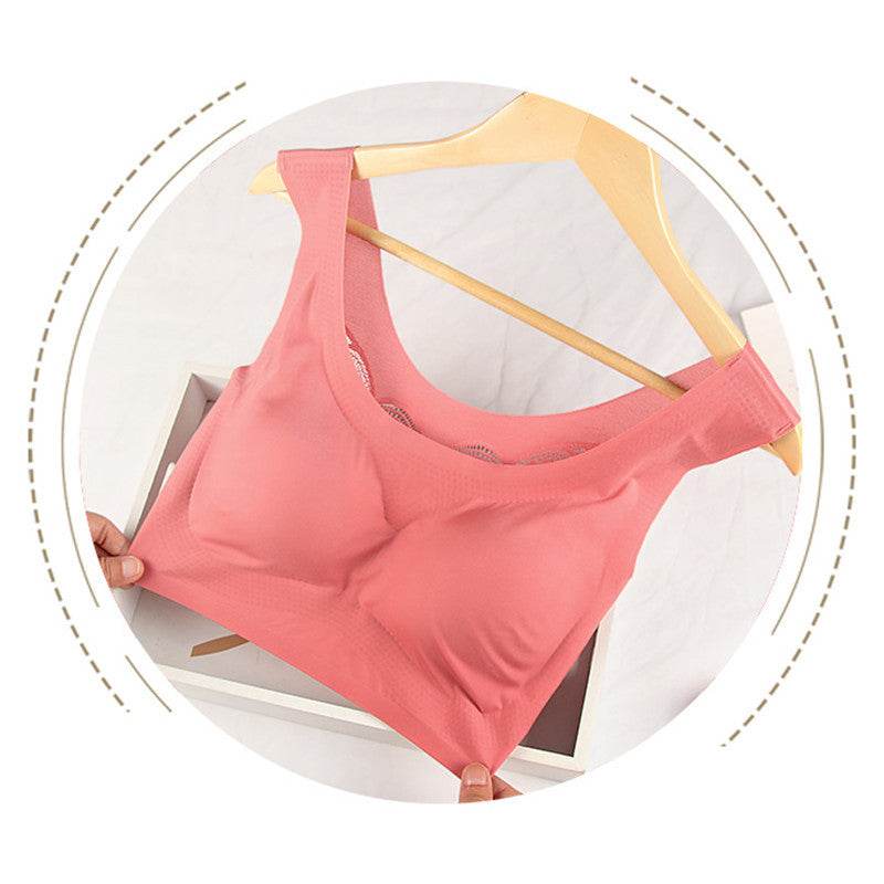 Women Seamless Plus Size Lingerie Active Bra With Pads - Mubimart
