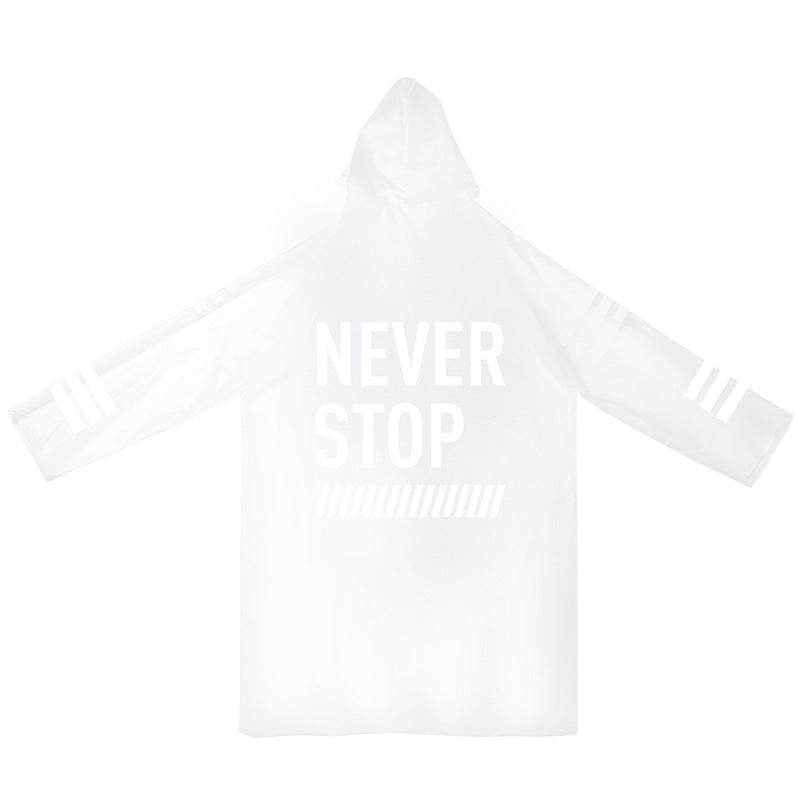 Transparent EVA raincoat - Mubimart