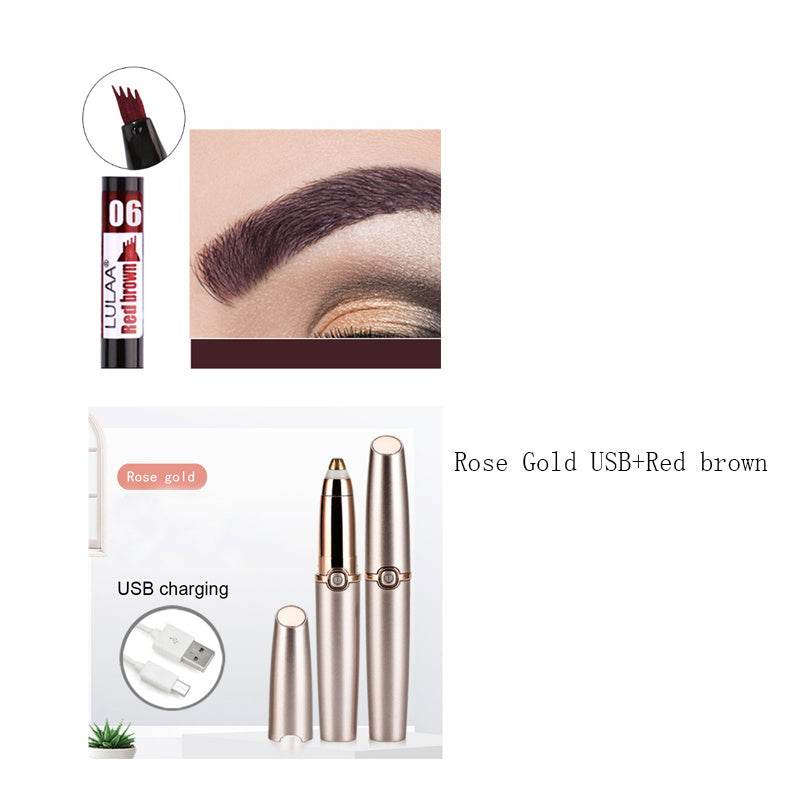 Electric Eyebrow Repairer Not Blooming Liquid Eyeliner - Mubimart