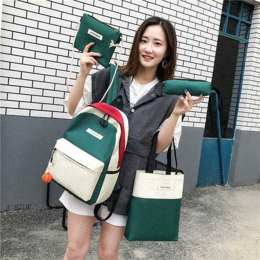 4-piece backpack backpack - Mubimart