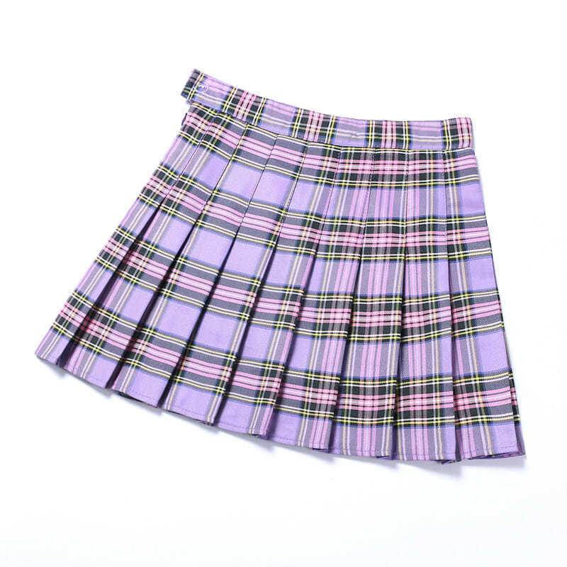 New Women's Plaid Pleated Skirt Skirt Women - Mubimart