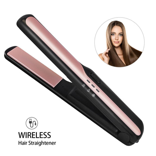 USB wireless charging hair straightener - Mubimart