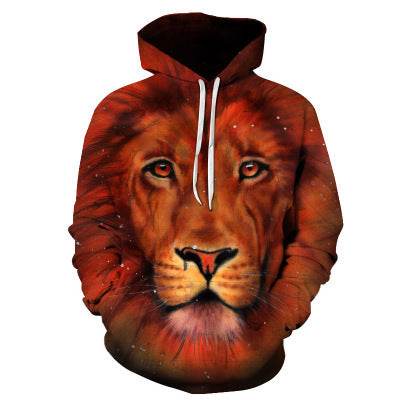 Wolf Printed Hoodies Men 3D Sweatshirt - Mubimart