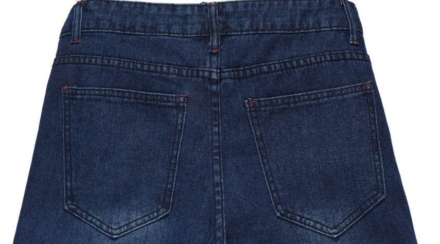 Slim-fit ripped jeans - Mubimart