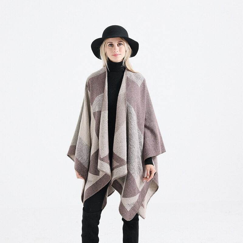 Geometric print shawl - Mubimart