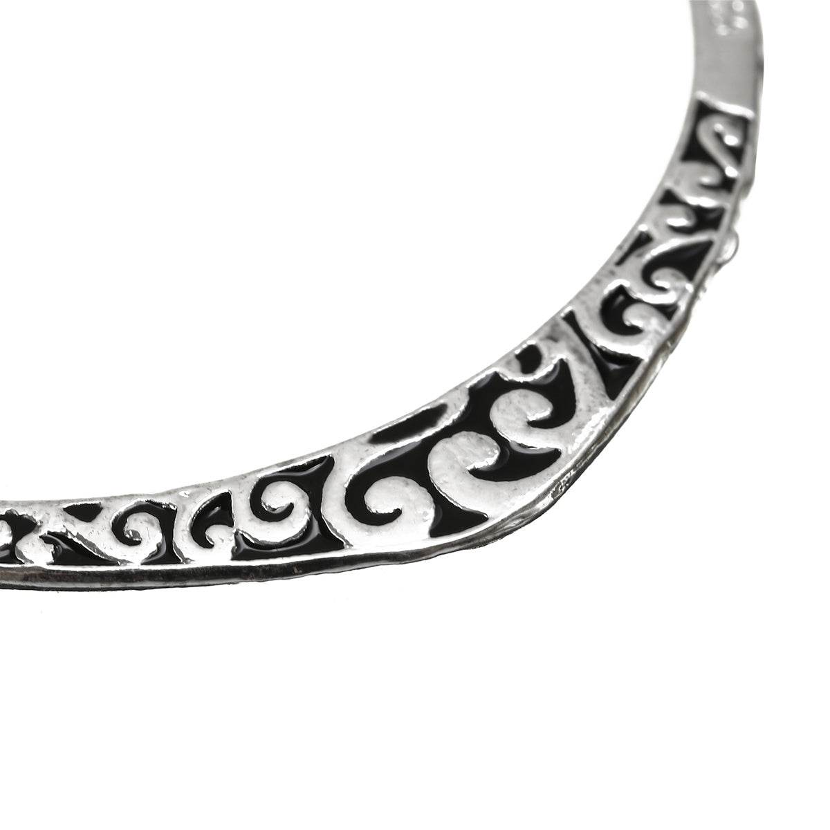 Silver bangle bracelet - Mubimart