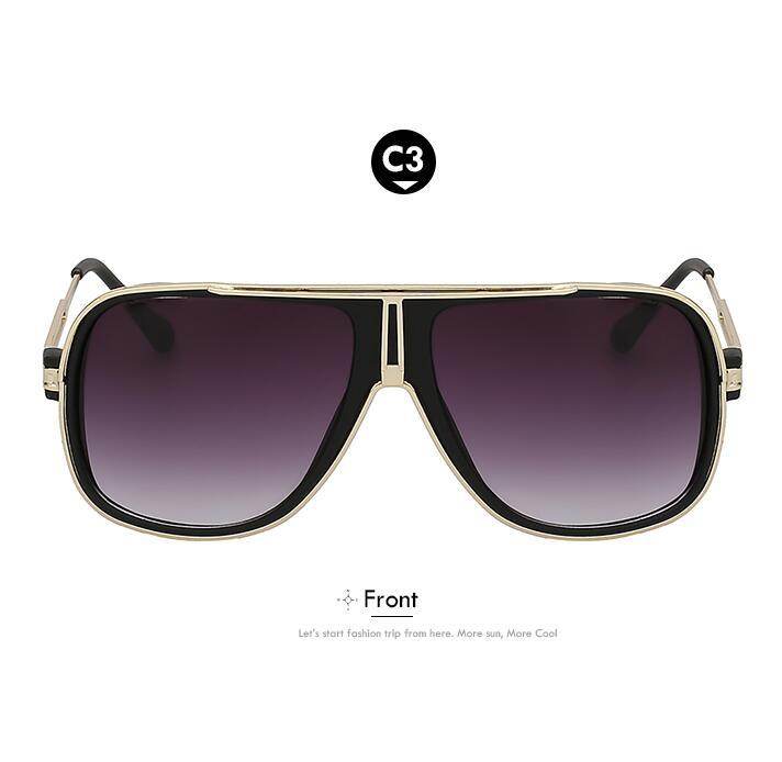 Sunglasses Men Summer Style Sunglasses Square Gold Women Brand Designer Sun Glasses Men Oculos De Sol Masculino - Mubimart