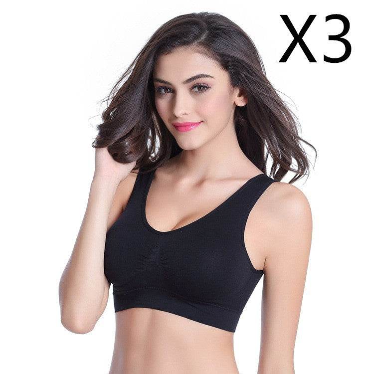 3pcs Set Seamless Push Up Bra - Mubimart