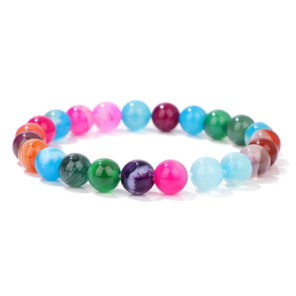 Natural Stone Beads Bracelet Men - Mubimart
