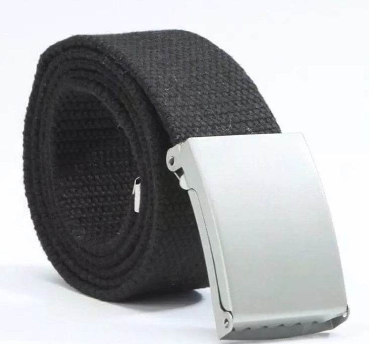 Candy-colored fashionable canvas belts for men and women - Mubimart