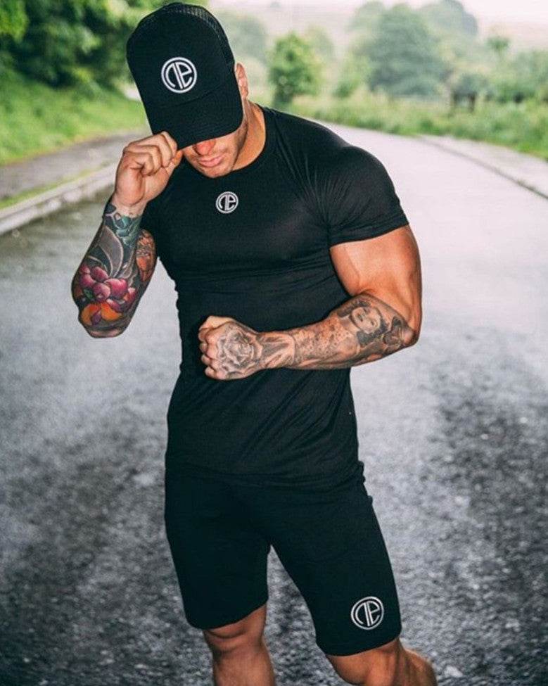 Mens Running Fitness Five-Point Shorts Cotton Mens Sports Shorts Middle Pants Basketball Training Gym Workout Board Short - Mubimart