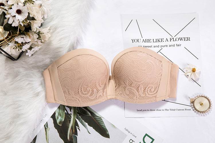 Strapless Non-slip Thin Tube Top Bra Invisible - Mubimart