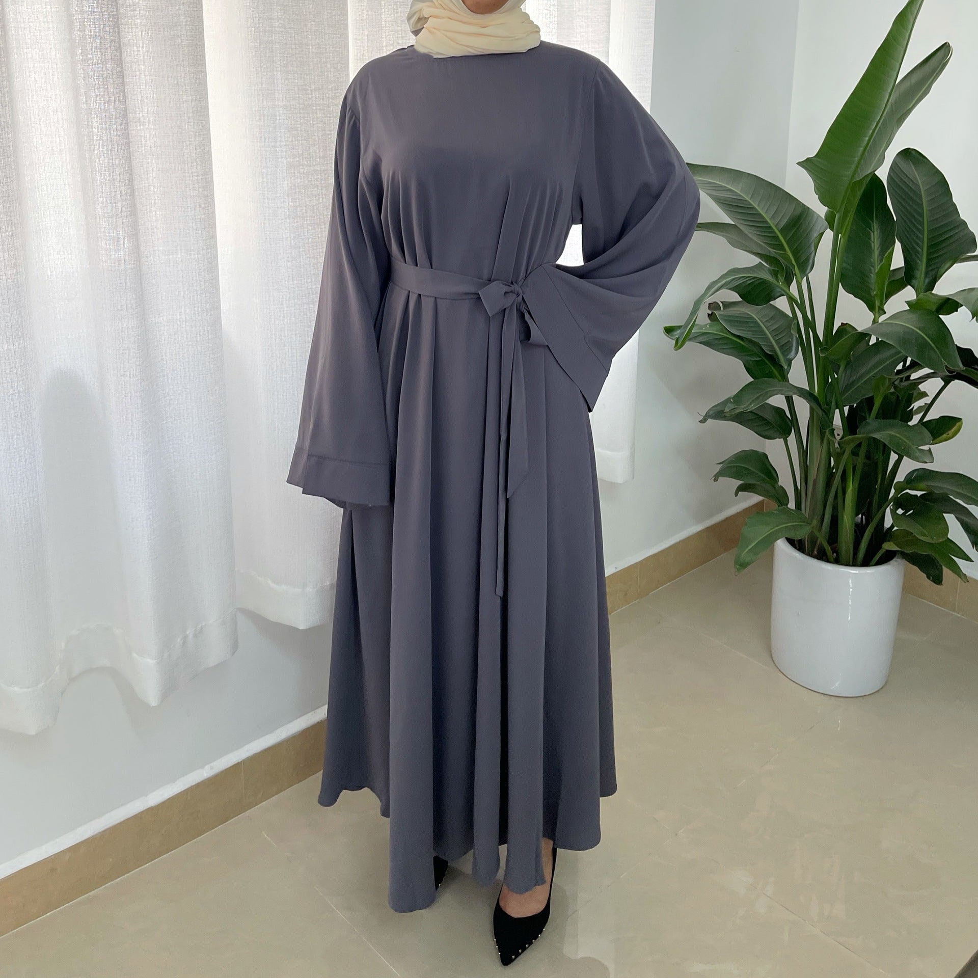 Robe Plus Size Muslim Dress - Mubimart -  