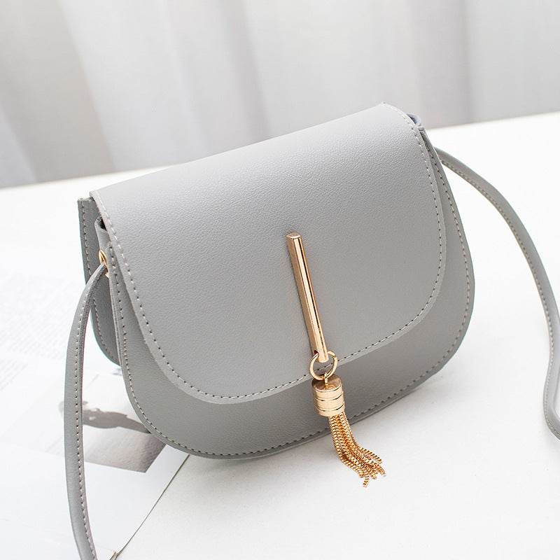Shoulder bag tassel round bag women bag - Mubimart