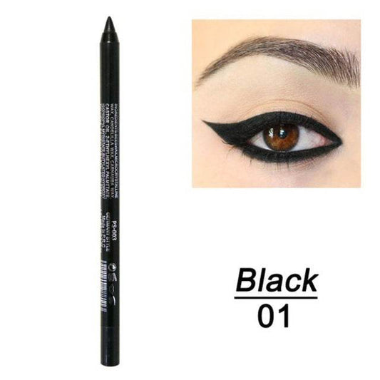 1 Pc Long-lasting Eyeliner Pencil Waterproof 14 Colors - Mubimart