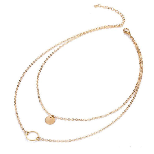 Simple Sequined Choker Necklace For Women - Mubimart