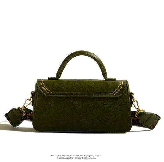 Advanced Texture Retro Messenger Bag For Women - Mubimart