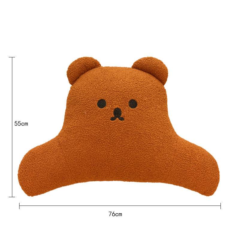 Lumbar Seat Cushion Bear Pillow - Mubimart