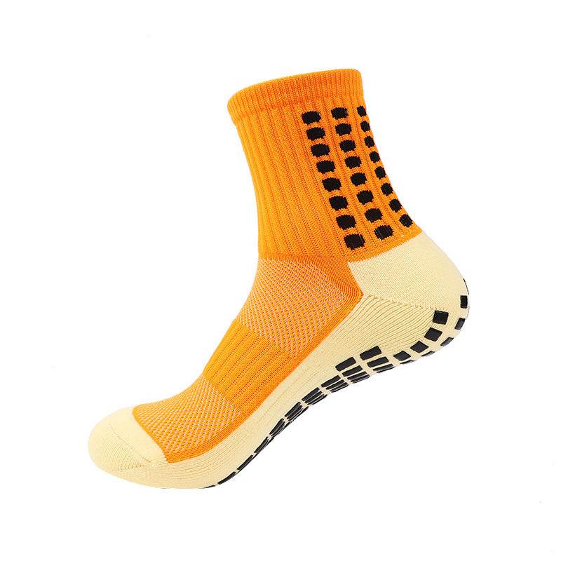 Professional Training Competition Thick Towel Bottom Middle Tube Glue Dispensing Non-slip Athletic Socks - Mubimart