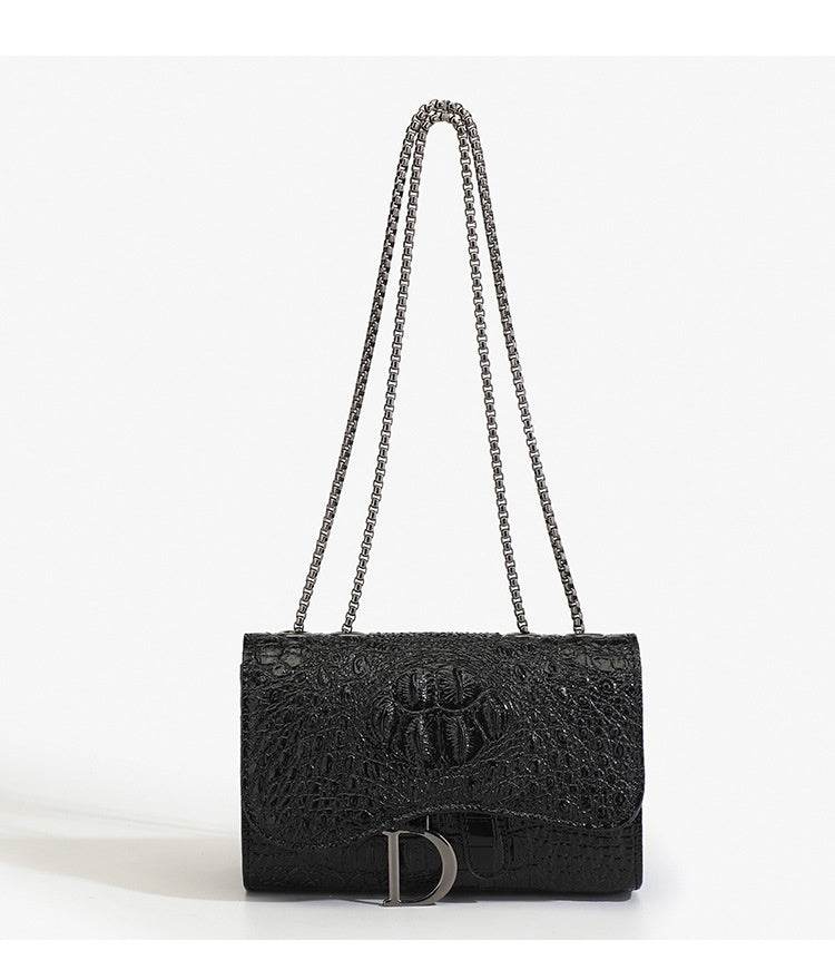 Trendy Crossbody Chain Small Square Bag For Women - Mubimart