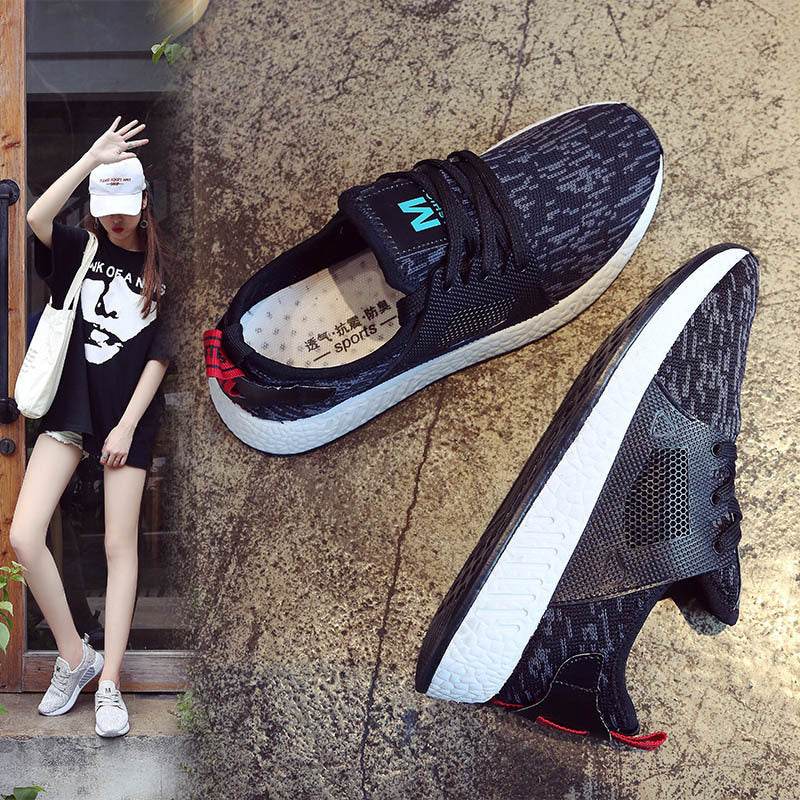Sports casual shoes flat women shoes - Mubimart