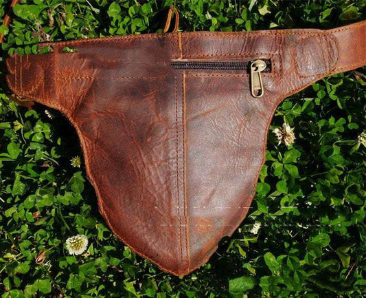 Medieval Steampunk Vintage Heart Belt Satchel - Mubimart