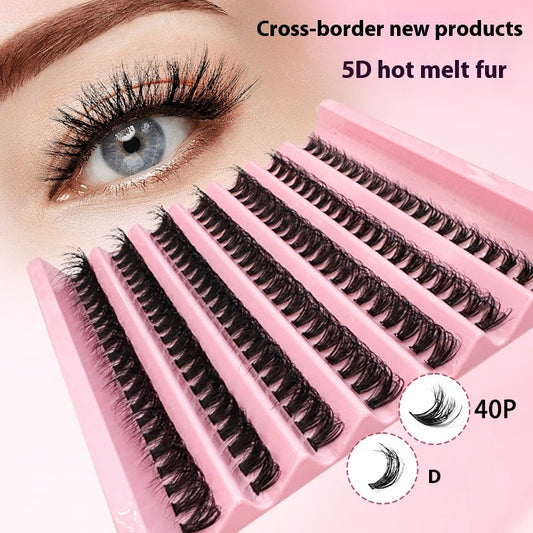 5D Messy 40p 60p Thick Hot Melt False Eyelashes