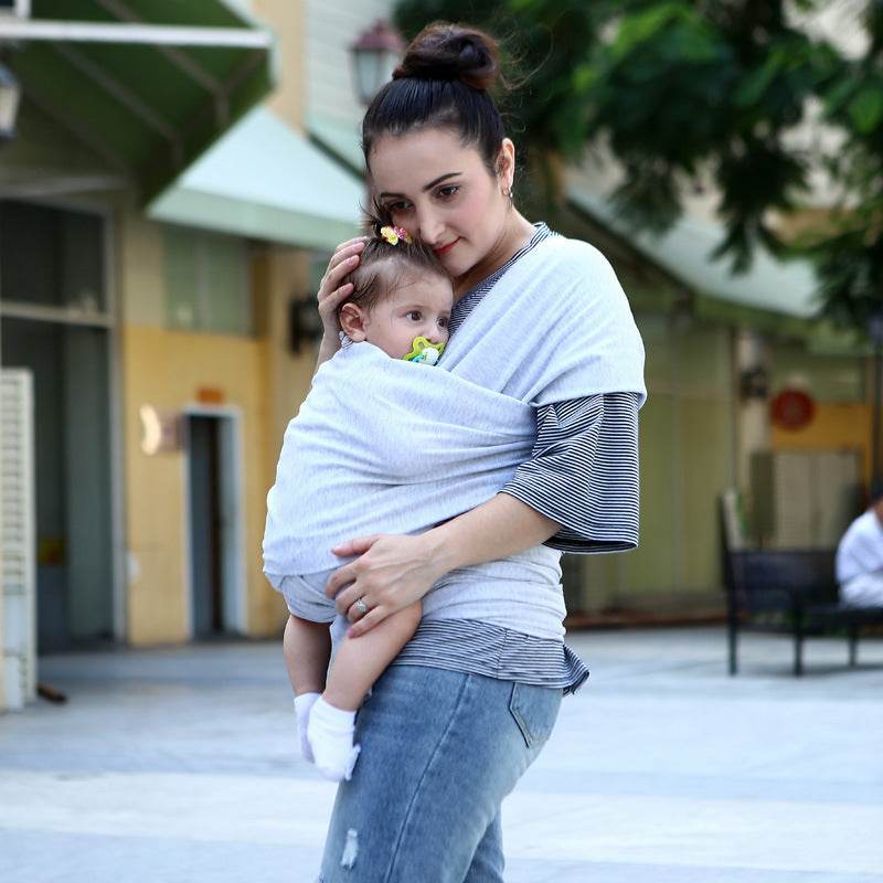 Baby sling solid color baby carrier - Mubimart
