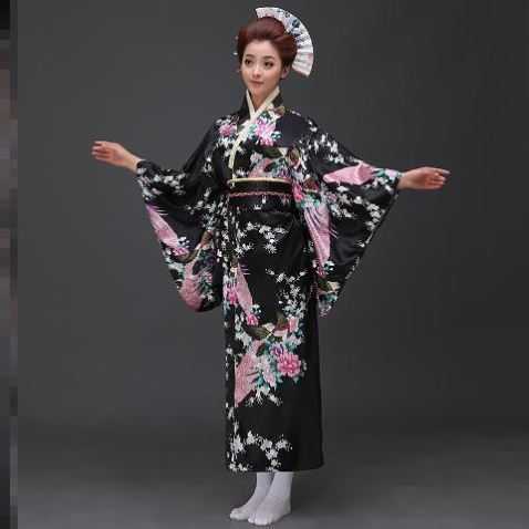 Japanese God Girl Kimono Female Formal Dress - Mubimart -  