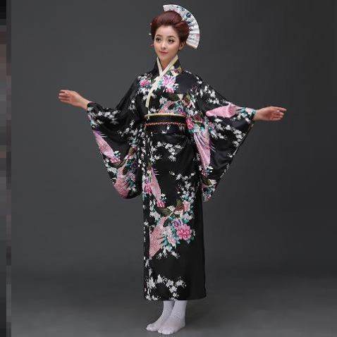 Japanese God Girl Kimono Female Formal Dress - Mubimart