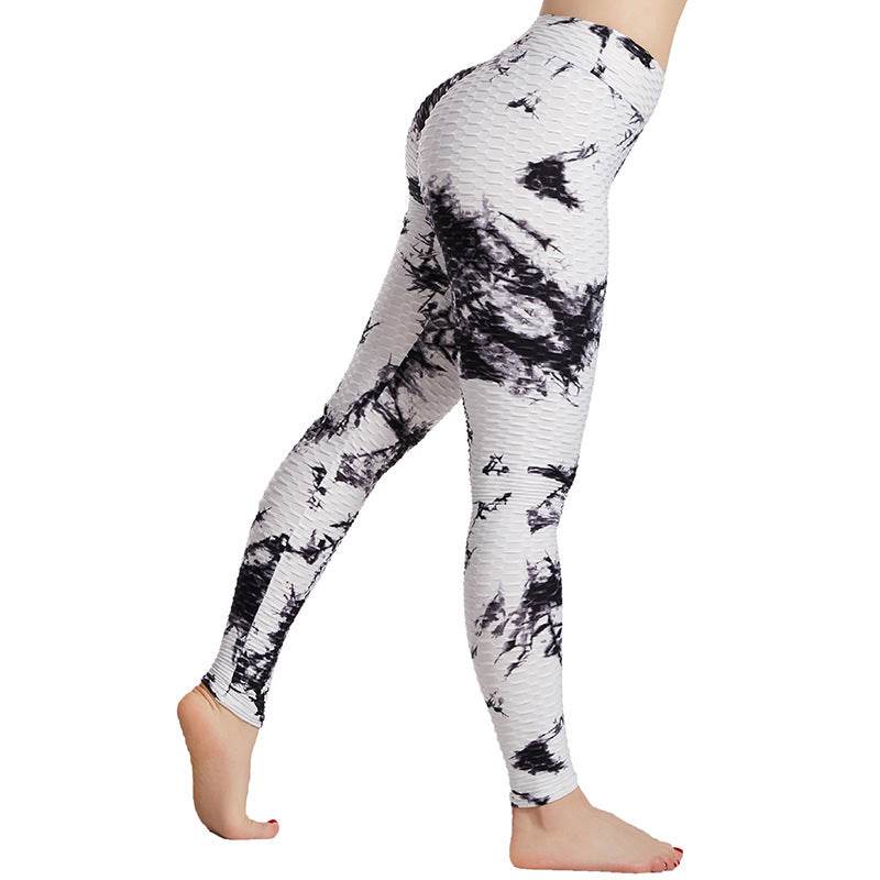 Jacquard Workout Clothes Hollow Sports Top - Mubimart