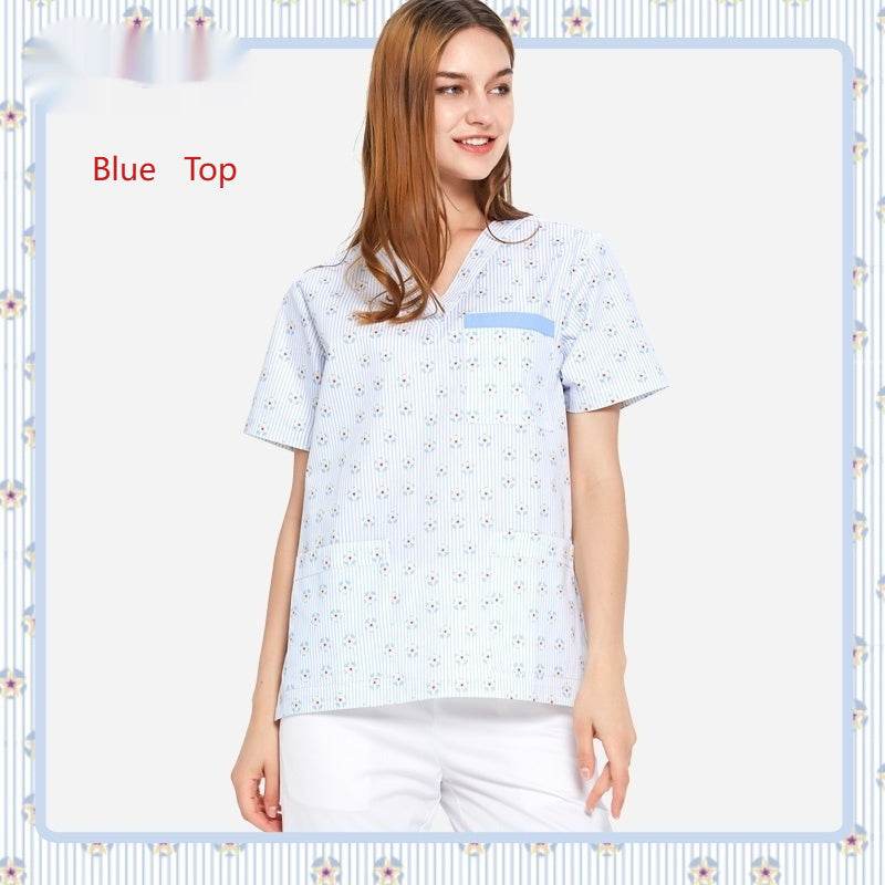 Dental Clinic Printed Work Clothes - Mubimart