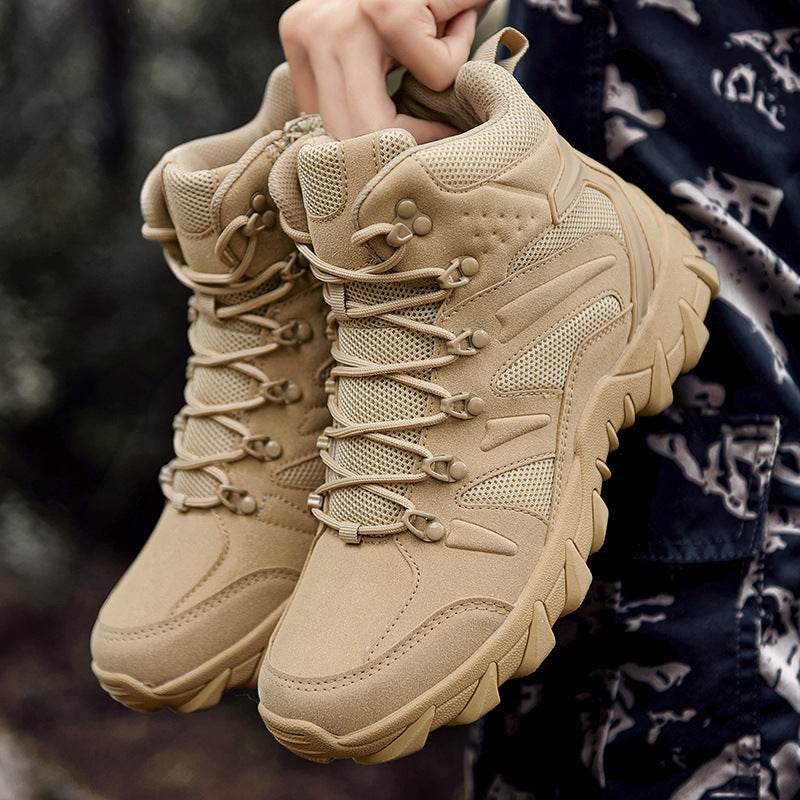 Men's Training Combat Boots Outdoor Hiking Shoes - Mubimart